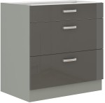 Szafka dolna Grey 80D 3S BB
