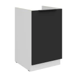 Zabudowa zlewu Aria czarny/biały 50 ZL 1F BB