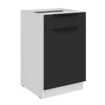 Szafka dolna Aria czarny/biały 50 D 1F 1S BB