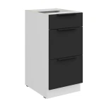 Szafka dolna Aria czarny/biały 40 D 3S BB