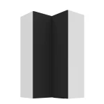 Szafka górna Aria czarny/biały 60x60 GN-108 2F (90°)