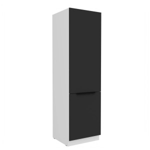 Zabudowa lodówki Aria czarny/biały 60 LO-210 2F