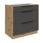 Szafka dolna Aria grafit/artisan 80 D 3S BB