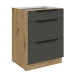 Szafka dolna Aria grafit/artisan 60 D 3S BB