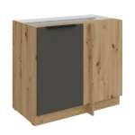 Szafka dolna narożna Aria grafit/artisan 105 ND 1F BB