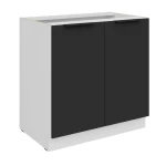 Szafka dolna Aria czarny/biały 80 D 2F BB