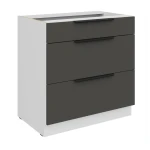 Szafka dolna Aria grafit/biały 80 D 3S BB