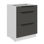 Szafka dolna Aria grafit/biały 60 D 3S BB