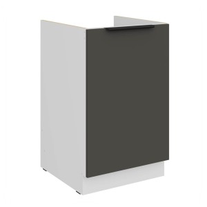 Zabudowa zlewu Aria grafit/biały 50 ZL 1F BB