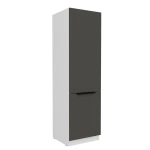 Zabudowa lodówki Aria grafit/biały 60 LO-210 2F