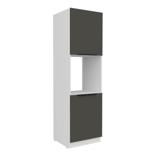 Zabudowa piekarnika Aria grafit/biały 60 DP-210 2F
