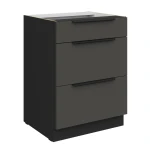 Szafka dolna Aria grafit/czarny 60 D 3S BB