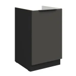 Zabudowa zlewu Aria grafit/czarny 50 ZL 1F BB