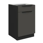 Szafka dolna Aria grafit/czarny 50 D 1F 1S BB