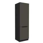 Zabudowa lodówki Aria grafit/czarny 60 LO-210 2F