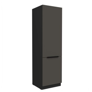 Zabudowa lodówki Aria grafit/czarny 60 LO-210 2F