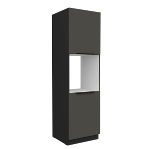 Zabudowa piekarnika Aria grafit/czarny 60 DP-210 2F