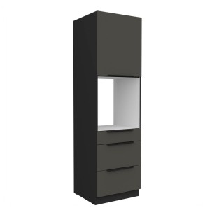 Zabudowa piekarnika Aria grafit/czarny 60 DPS-210 3S 1F