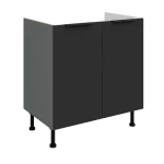 Zabudowa zlewu Aria czarny/antracyt 80 ZL 2F BB