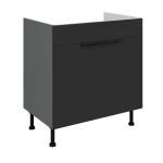 Zabudowa zlewu Aria czarny/antracyt 80 ZL 1S BB