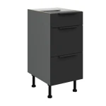 Szafka dolna Aria czarny/antracyt 40 D 3S BB