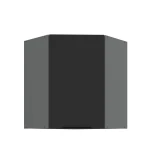 Szafka górna Aria czarny/antracyt 60x60 GN-72 1F (45°)