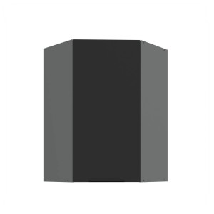 Szafka górna Aria czarny/antracyt 60x60 GN-90 1F (45°)