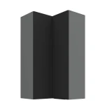 Szafka górna Aria czarny/antracyt 60x60 GN-108 2F (90°)