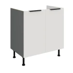 Zabudowa zlewu Aria biały/antracyt 80 ZL 2F BB