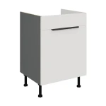 Zabudowa zlewu Aria biały/antracyt 60 ZL 1S BB