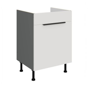 Zabudowa zlewu Aria biały/antracyt 60 ZL 1S BB