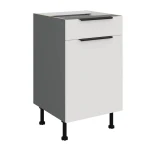 Szafka dolna Aria biały/antracyt 50 D 1F 1S BB