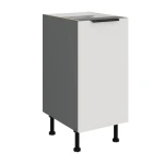 Szafka dolna Aria biały/antracyt 40 D 1F BB