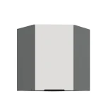 Szafka górna Aria biały/antracyt 60x60 GN-72 1F (45°)