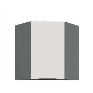 Szafka górna Aria biały/antracyt 60x60 GN-72 1F (45°)