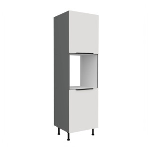 Zabudowa piekarnika Aria biały/antracyt 60 DP-215 2F