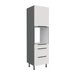 Zabudowa piekarnika Aria biały/antracyt 60 DPS-215 3S 1F