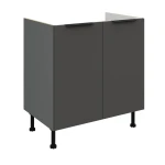 Zabudowa zlewu Aria grafit/antracyt 80 ZL 2F BB