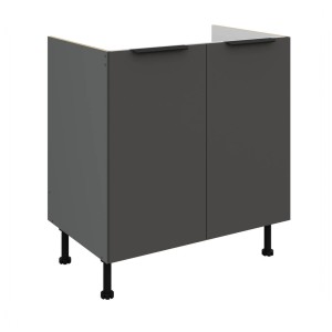 Zabudowa zlewu Aria grafit/antracyt 80 ZL 2F BB