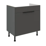 Zabudowa zlewu Aria grafit/antracyt 80 ZL 1S BB