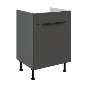 Zabudowa zlewu Aria grafit/antracyt 60 ZL 1S BB