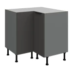 Szafka dolna narożna Aria grafit/antracyt 90x90 DN 2F BB