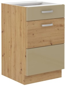 Szafka Artisan Cappucino połysk 50 D 1F 1S BB