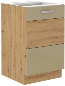 Szafka Artisan Cappucino połysk 50 ZL 1F BB