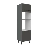 Zabudowa piekarnika i mikrofali Aria grafit/antracyt 60 DPM-215 2F