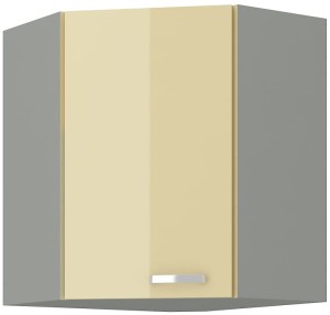Szafka narożna Karmen Krem połysk 60x60 GN-72 (45°) 1F