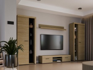 Meblościanka Rumba XL dąb olejowany