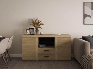 Komoda Rumba 2F2S dąb olejowany