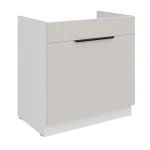 Zabudowa zlewu Como cashmere/biały 80 ZL 1S BB