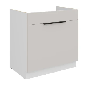 Zabudowa zlewu Como cashmere/biały 80 ZL 1S BB